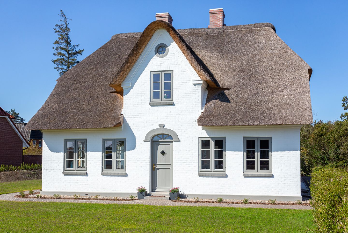 Kapitänshaus Hanje Nebel Amrum - Reetdachhaus für Gruppen